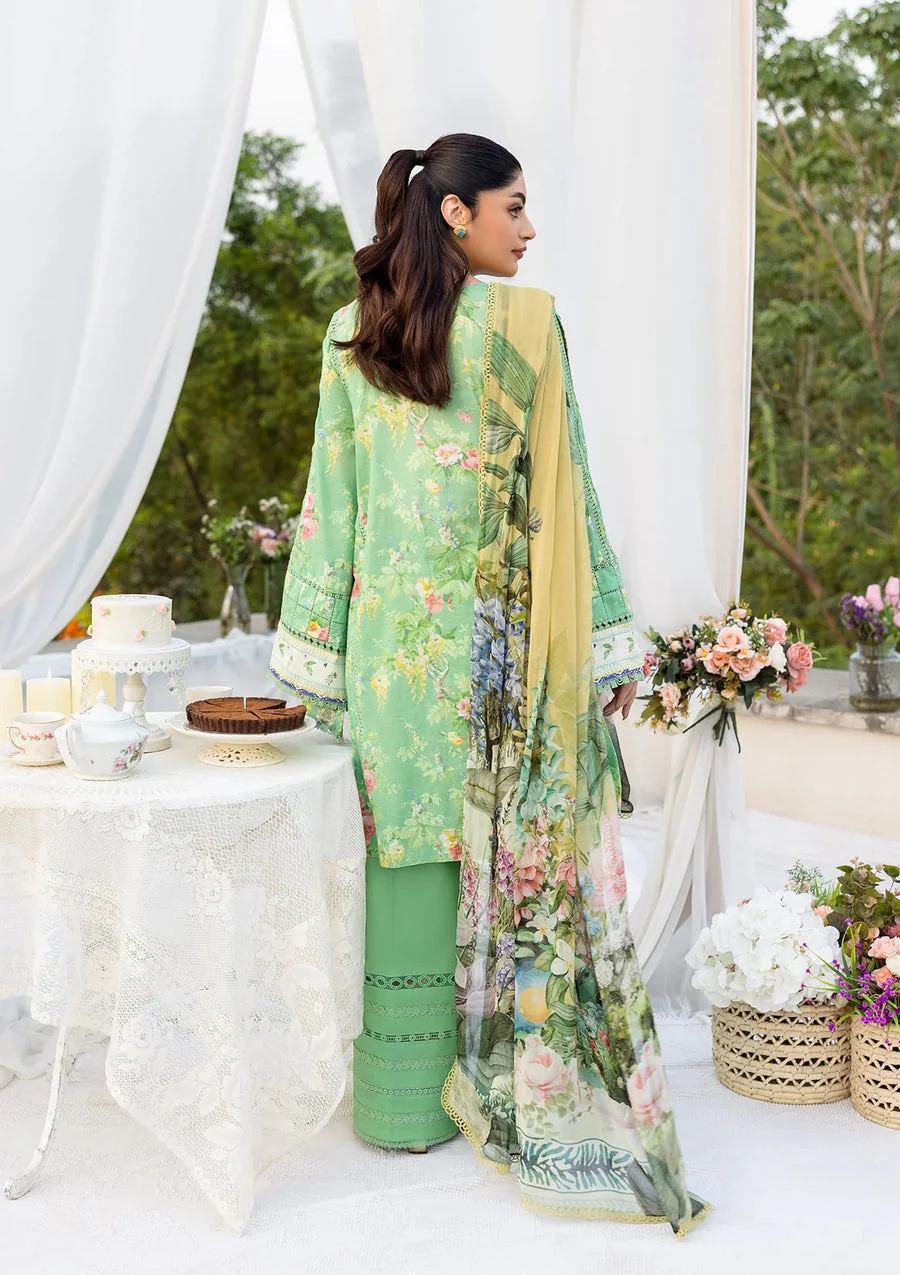 Elaf Premium ECD-6B Pastelle Elaf Prints With Chiffon Dupatta 2025 - Image 2