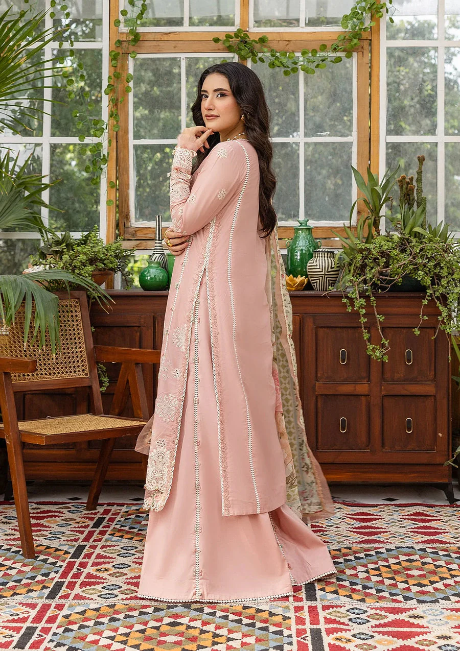 Elaf Premium EEC-1A Forever Blush Chikankari With Chiffon 2025 - Image 2