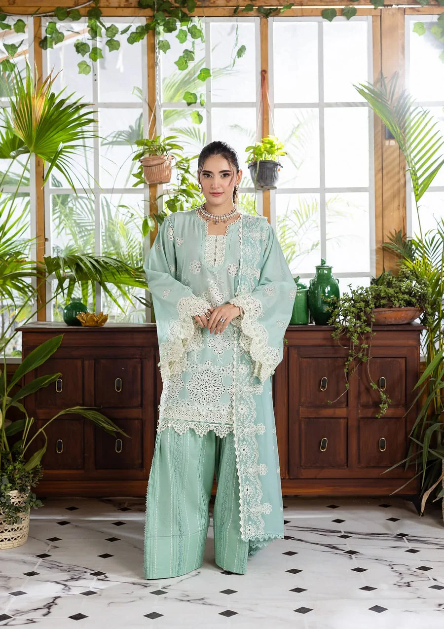 Elaf Premium EEC-3A Parisian E Craft Chikankari With Chiffon 2025 - Image 2
