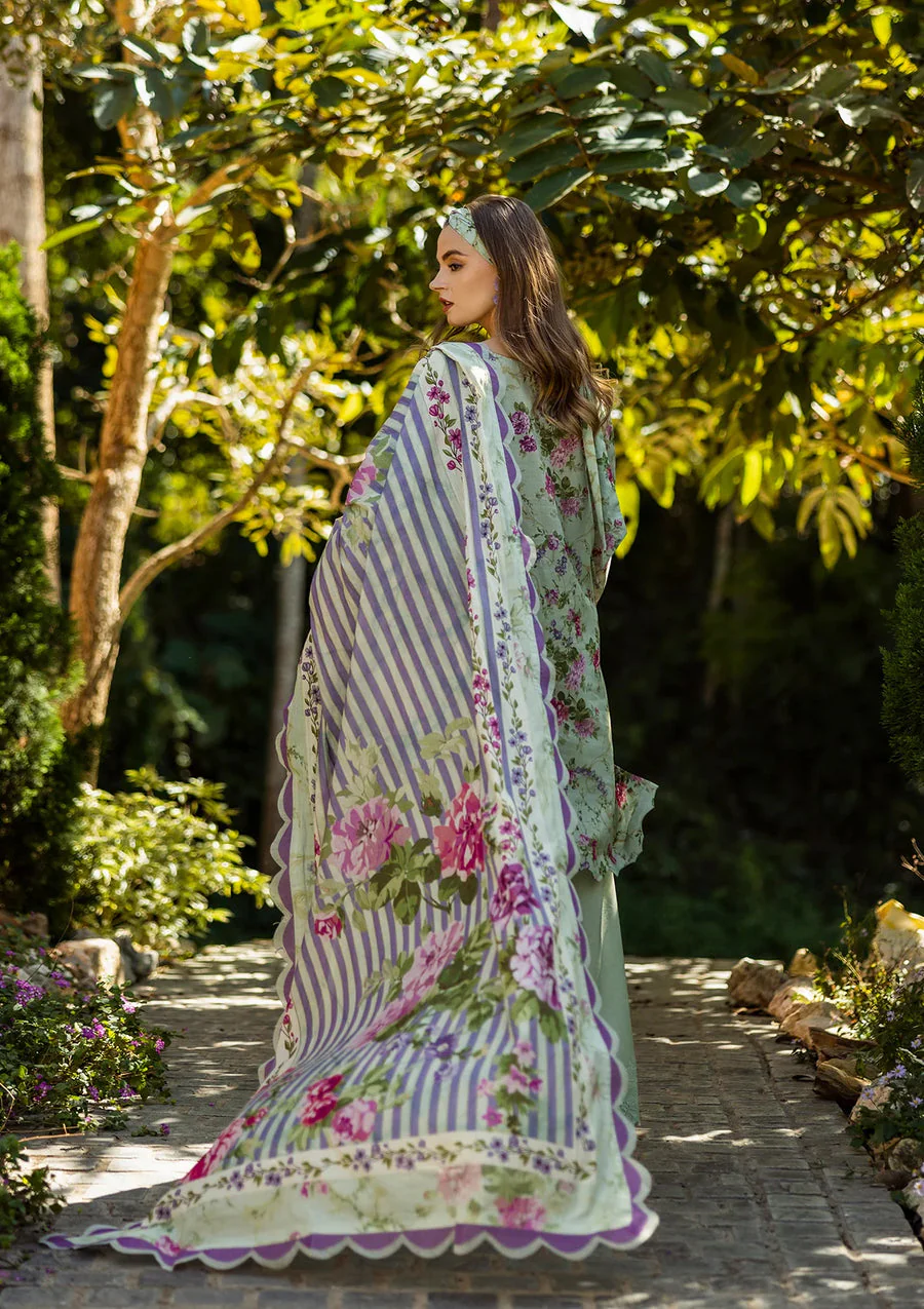 Elaf Premium ELK-03A Floreale Print Chikankari Collection 2025 - Image 2