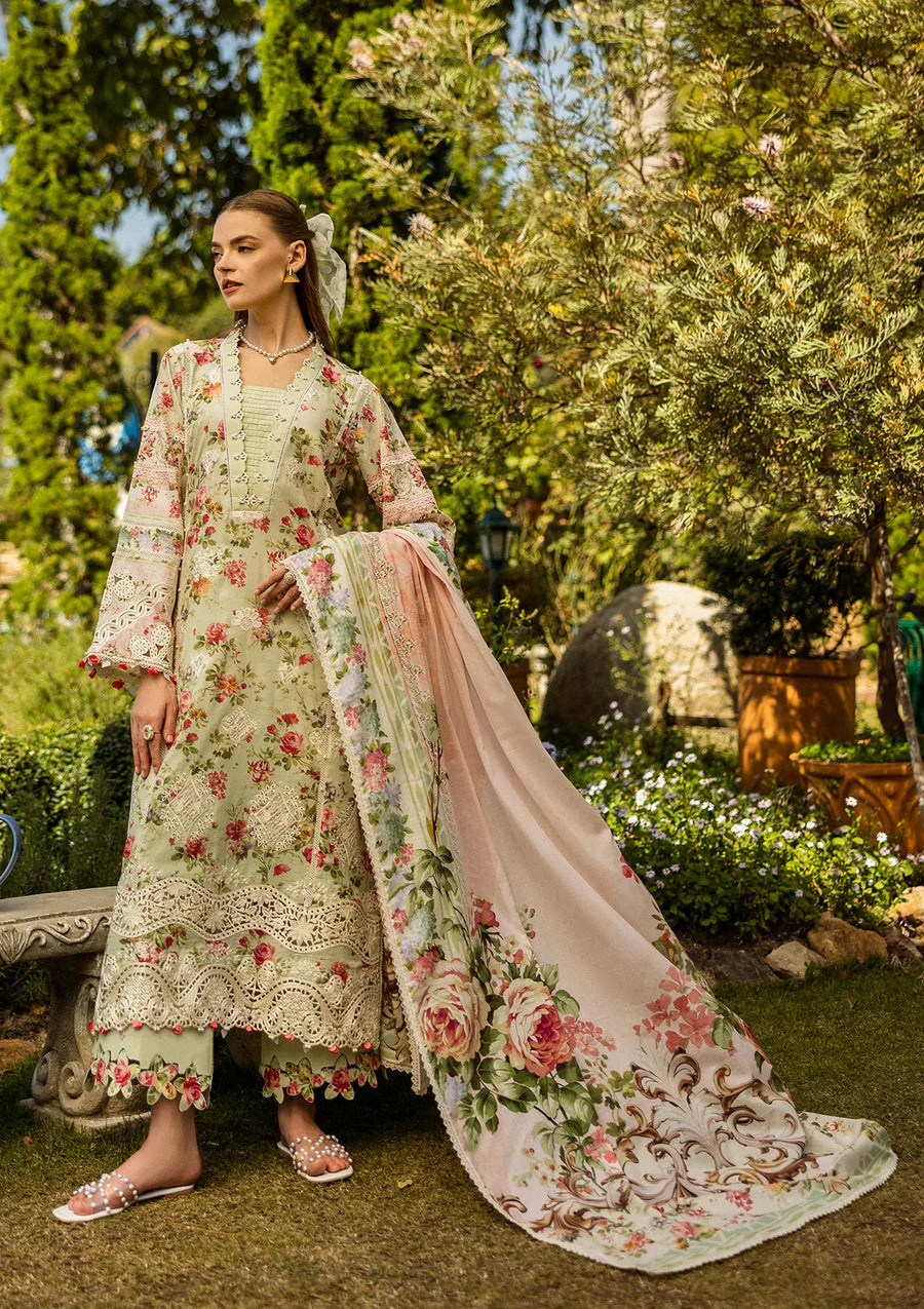 Elaf Premium ELK-04A Dear Paradise Print Chikankari Collection 2025