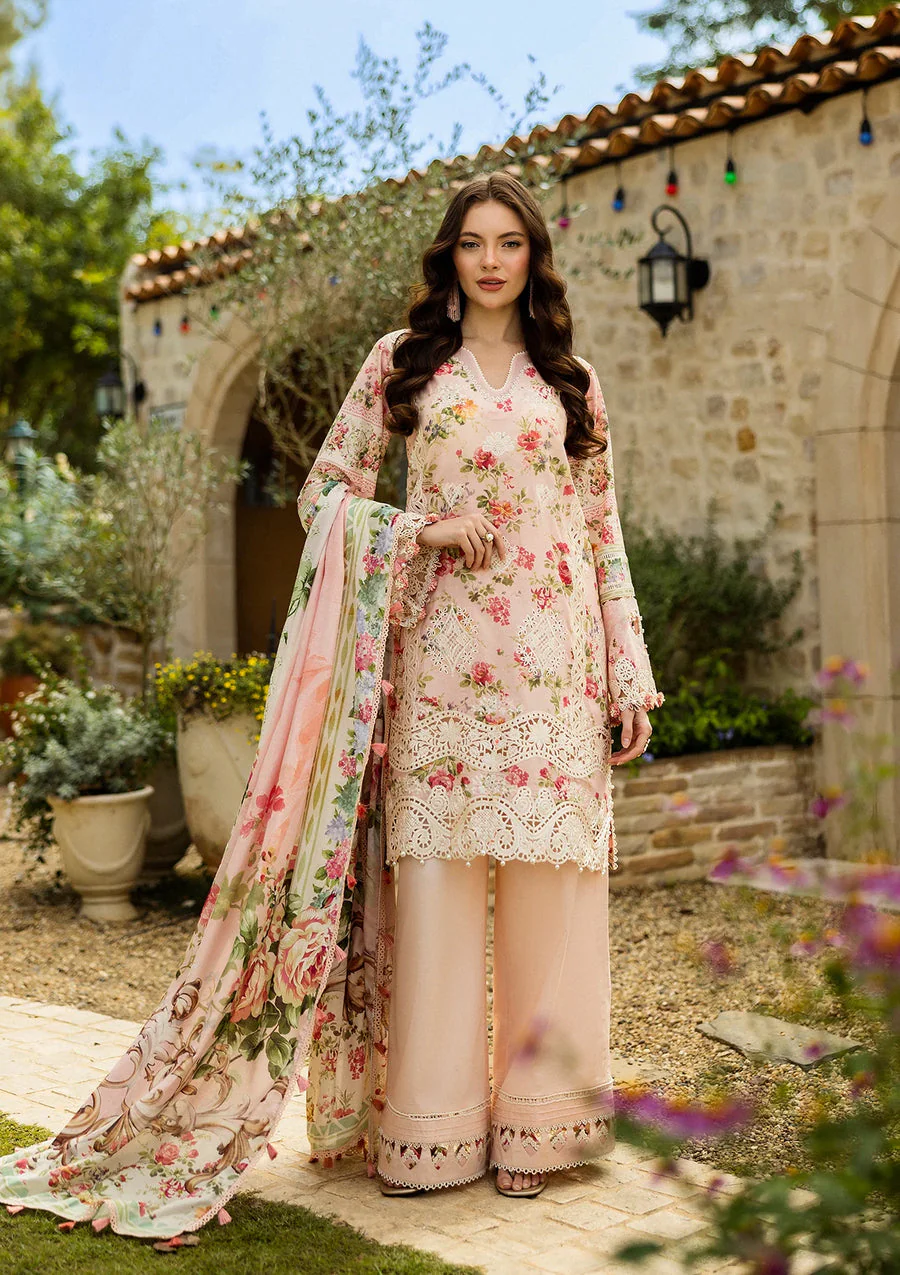Elaf Premium ELK-04B True Love Print Chikankari Collection 2025
