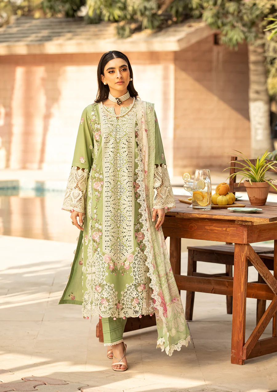Elaf Premium ELM-08 Fizzah Luxury Lawn 2025