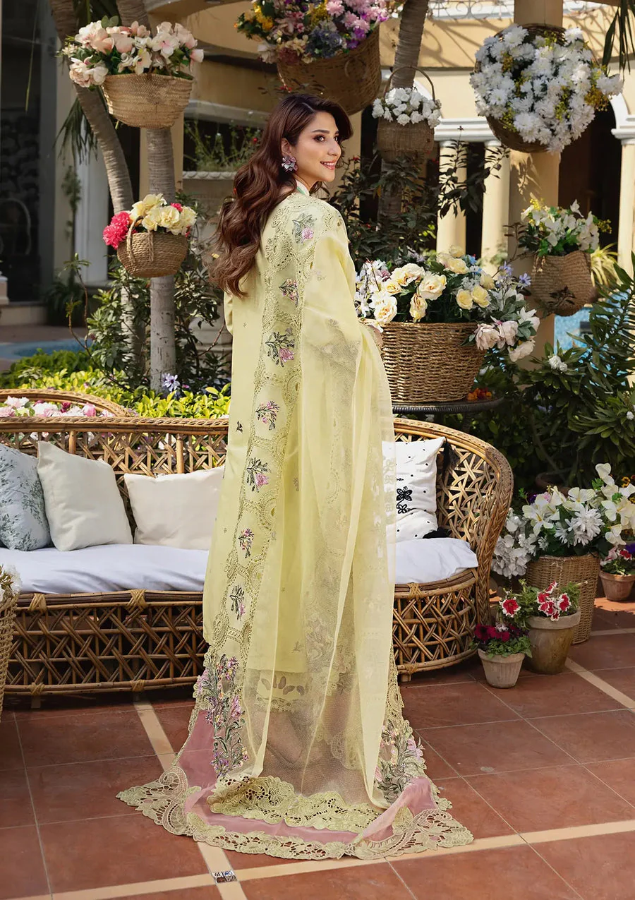 Elaf Premium ELM-3A Bahaar Luxury Lawn 2025 - Image 2