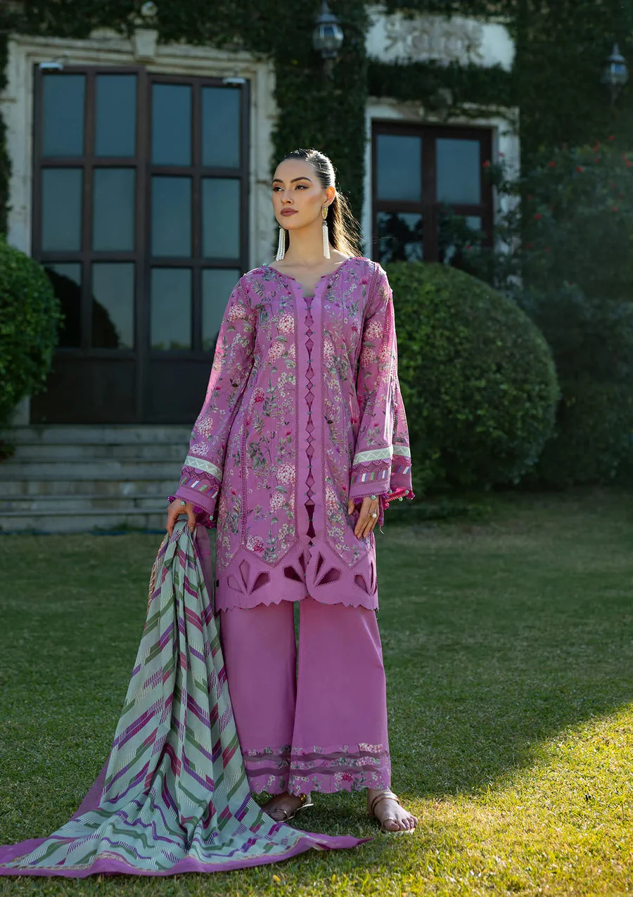 Elaf Premium EPE-04B Fuchsia Fantasy Print Collection 2025