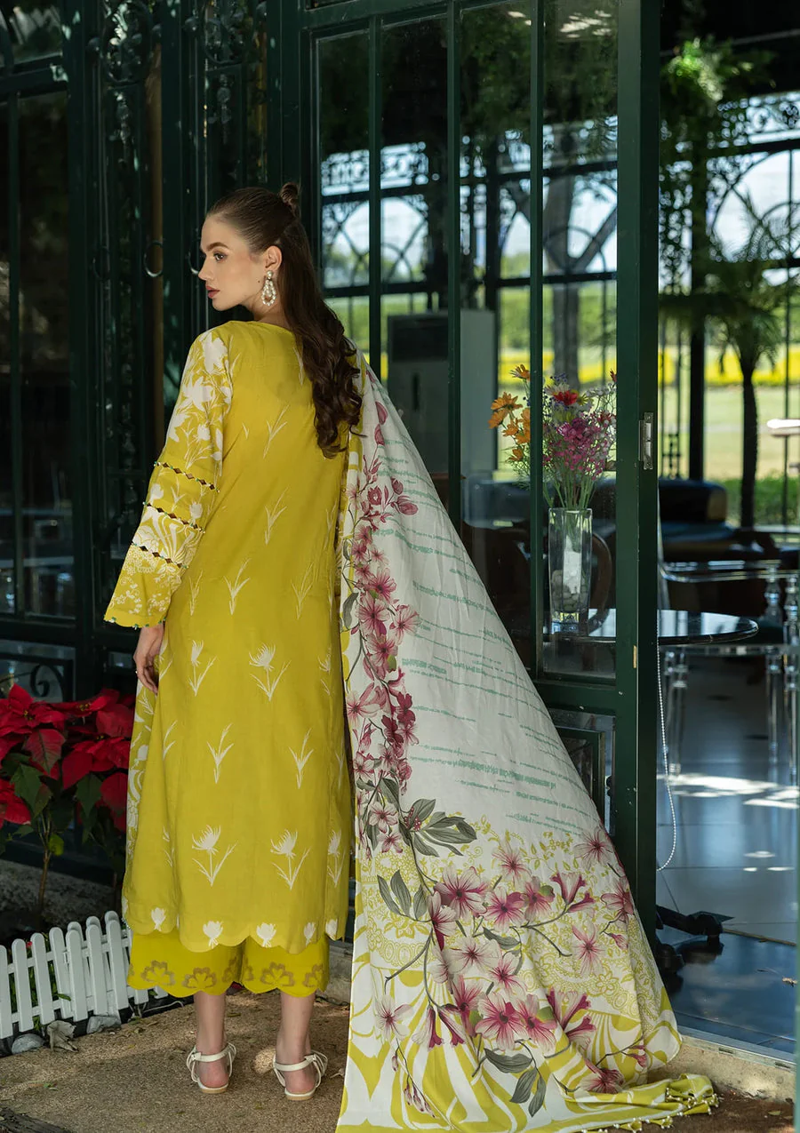 Elaf Premium EPE-08B Saffron Print Collection 2025 - Image 2