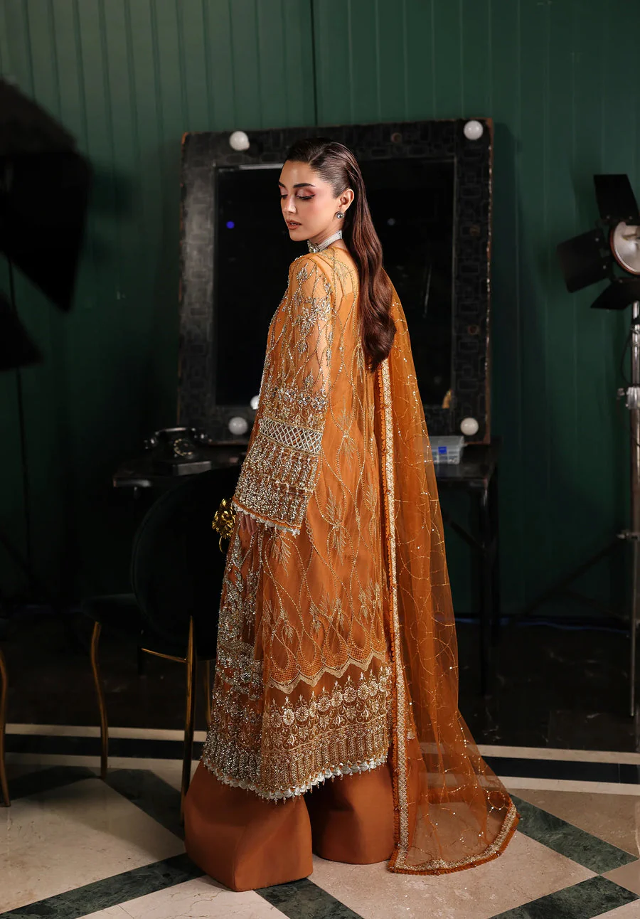 Elaf Premium ESH-09 Saffron Stardom Formal Handwork 2005 - Image 2