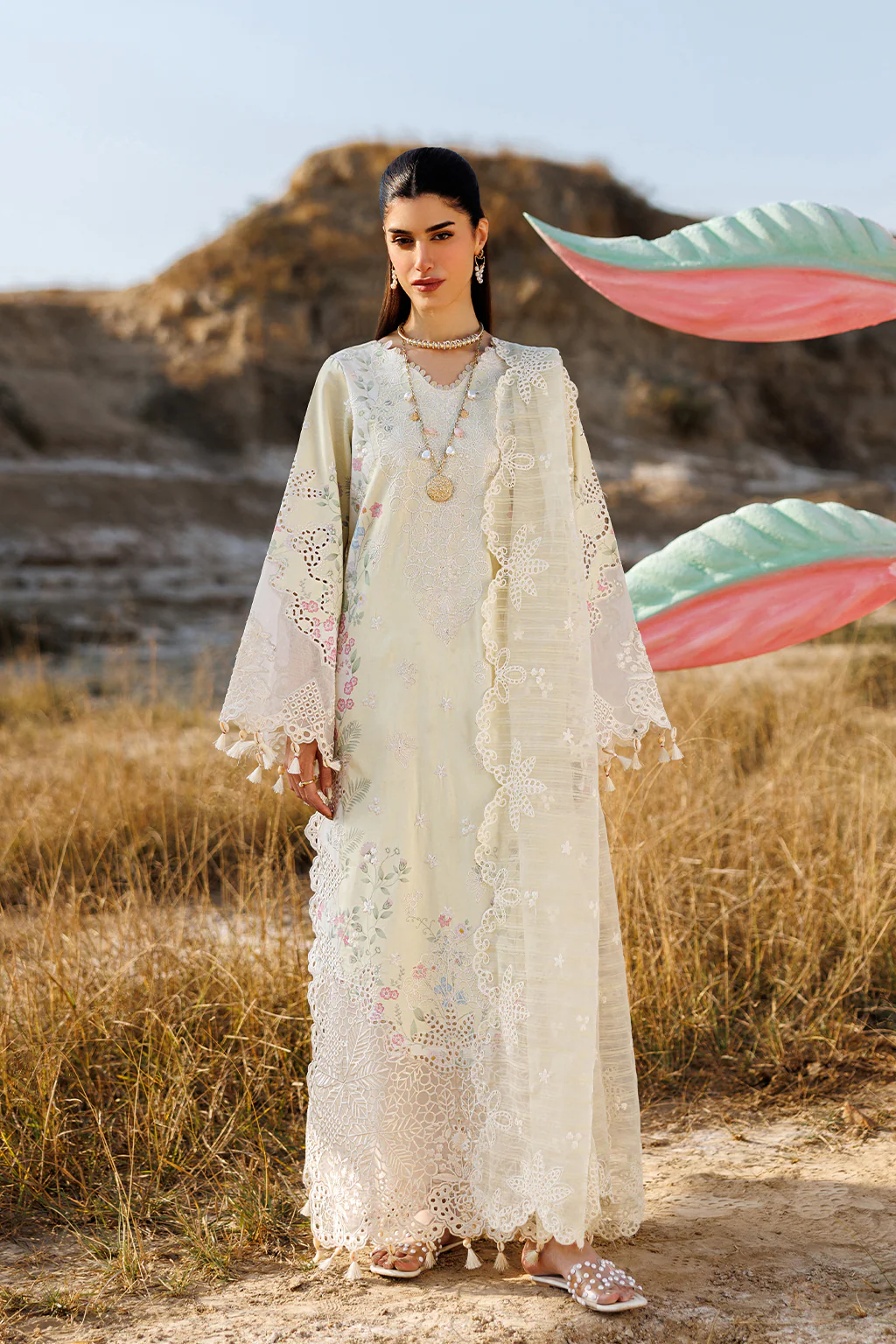 Emaan Adeel Blossom Beat Sunlit Groove Luxury Lawn 2026