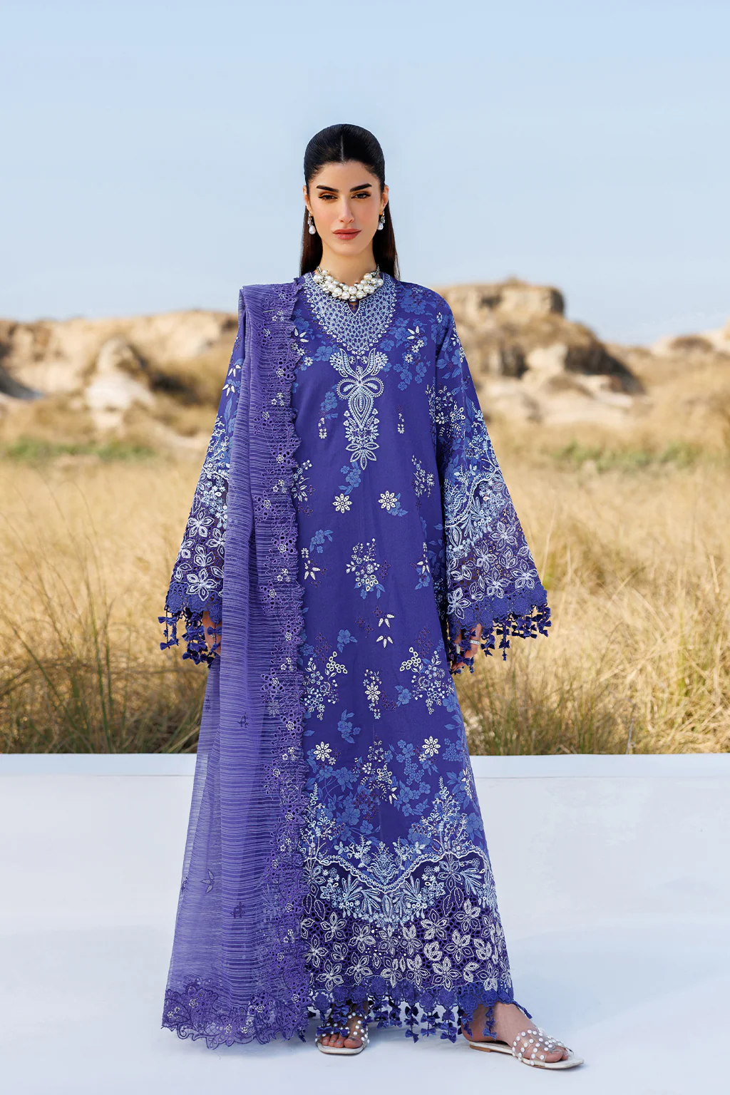 Emaan Adeel Petal Pulse Sunlit Groove Luxury Lawn 2026
