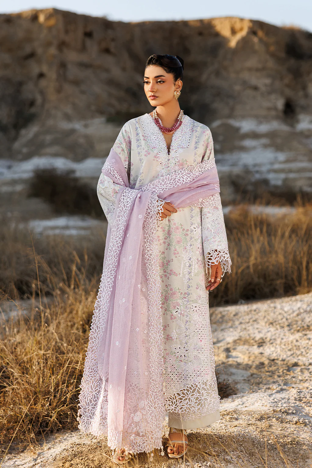 Emaan Adeel Sunny Splash Sunlit Groove Luxury Lawn 2026