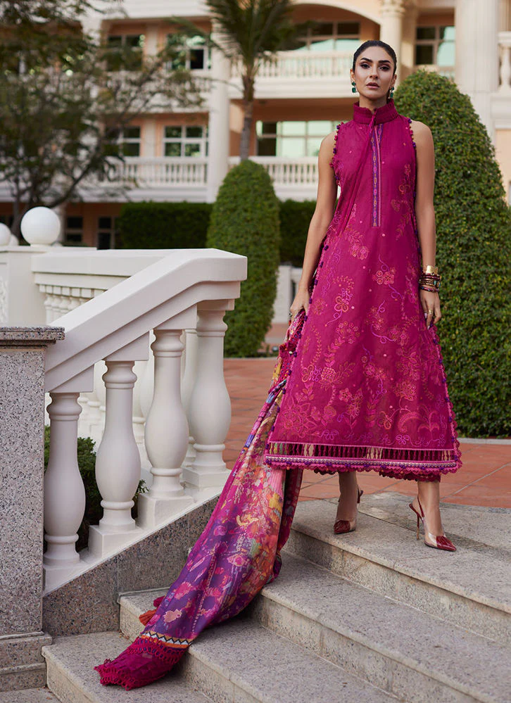 Farah Talib Aziz Betty Berry WES Luxury Lawn 2025 - Image 2