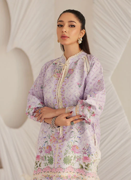 Farah Talib Aziz Kira Lavender Shirt Lea Eid Prets 2025 - Image 2