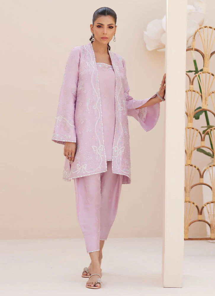 Farah Talib Aziz Layana Lavender Jacket with Slip Zaza Formals 2025