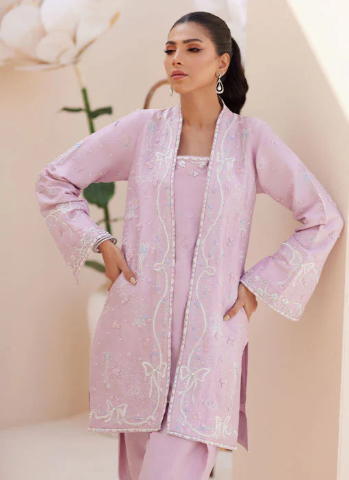 Farah Talib Aziz Layana Lavender Jacket with Slip Zaza Formals 2025 - Image 2