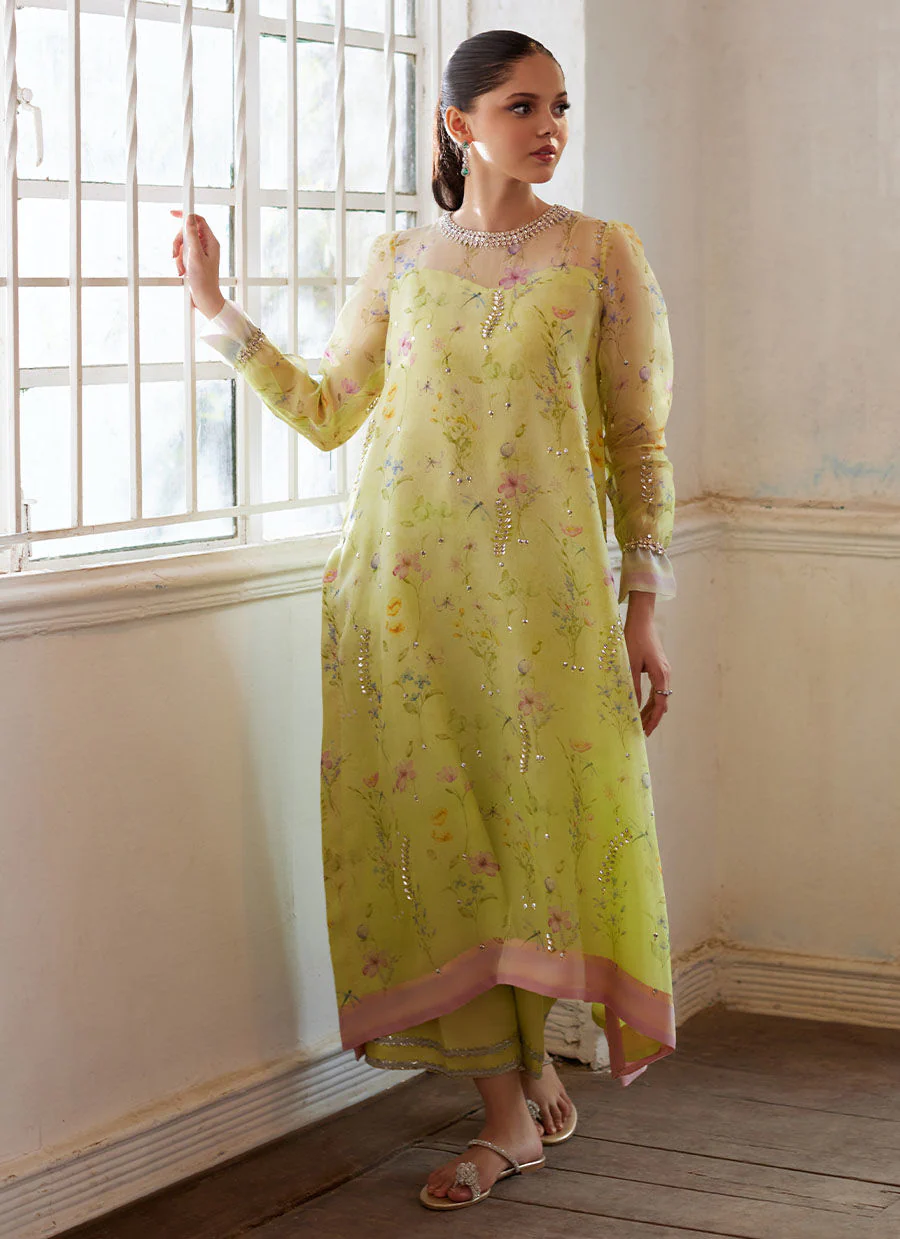Farah Talib Aziz Merissa Citrus Shirt Mayna Festive Luxe 2024