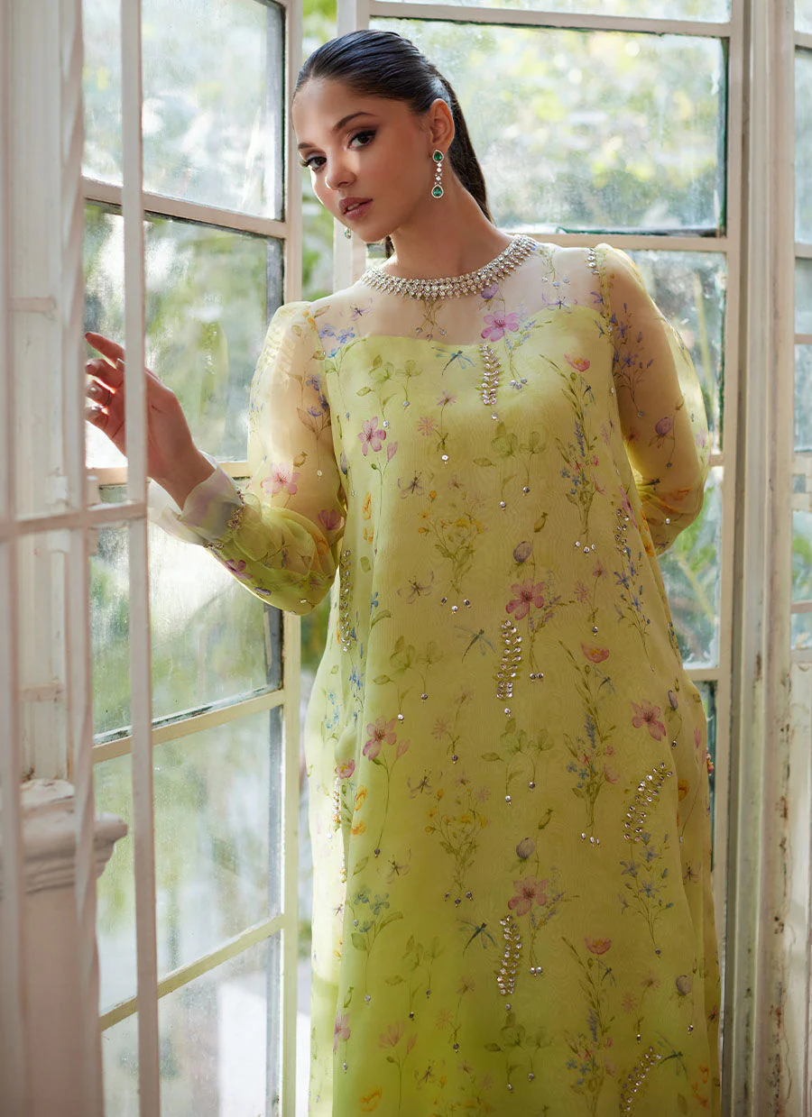 Farah Talib Aziz Merissa Citrus Shirt Mayna Festive Luxe 2024 - Image 2