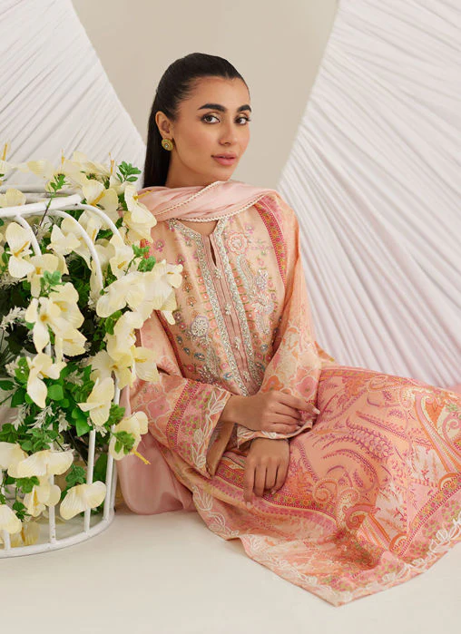 Farah Talib Aziz Nerissa Shirt and Dupatta Lea Eid Prets 2025 - Image 2