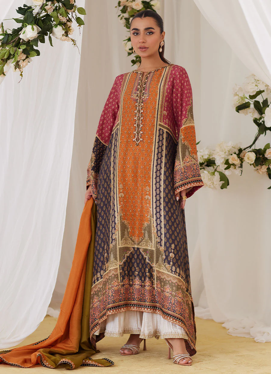 Farah Talib Aziz Oceea Printed Shirt And Dupatta Lea Fall 2024