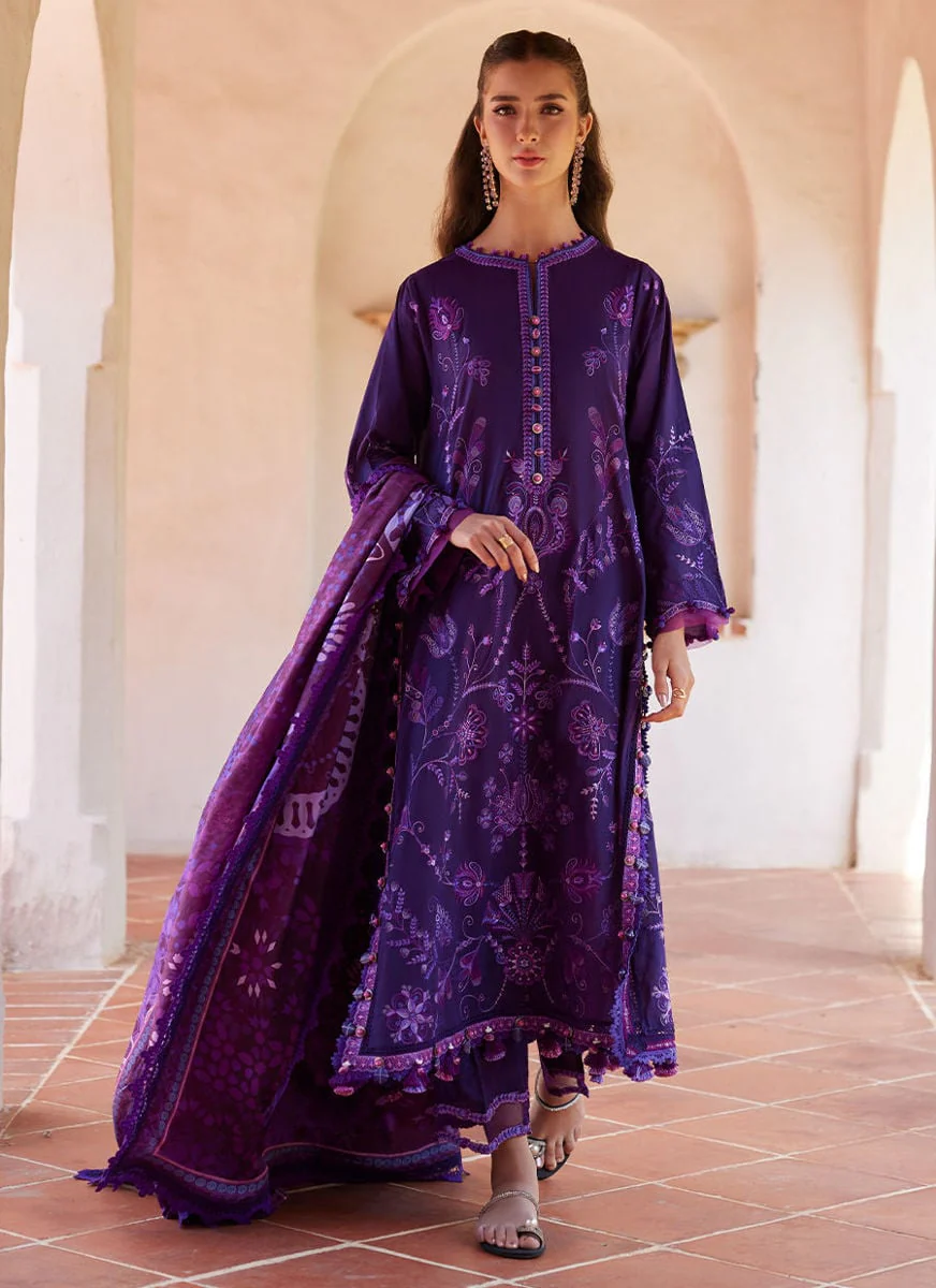 Farah Talib Aziz Vicenta Violet Luxury Lawn Collection 2026