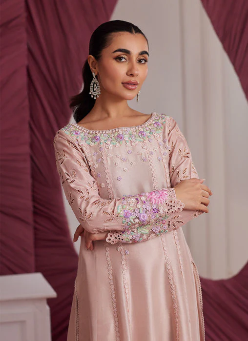 Farah Talib Aziz Wendy Peach Kalidaar And Dupatta Luna Eid Edition 2025 - Image 2