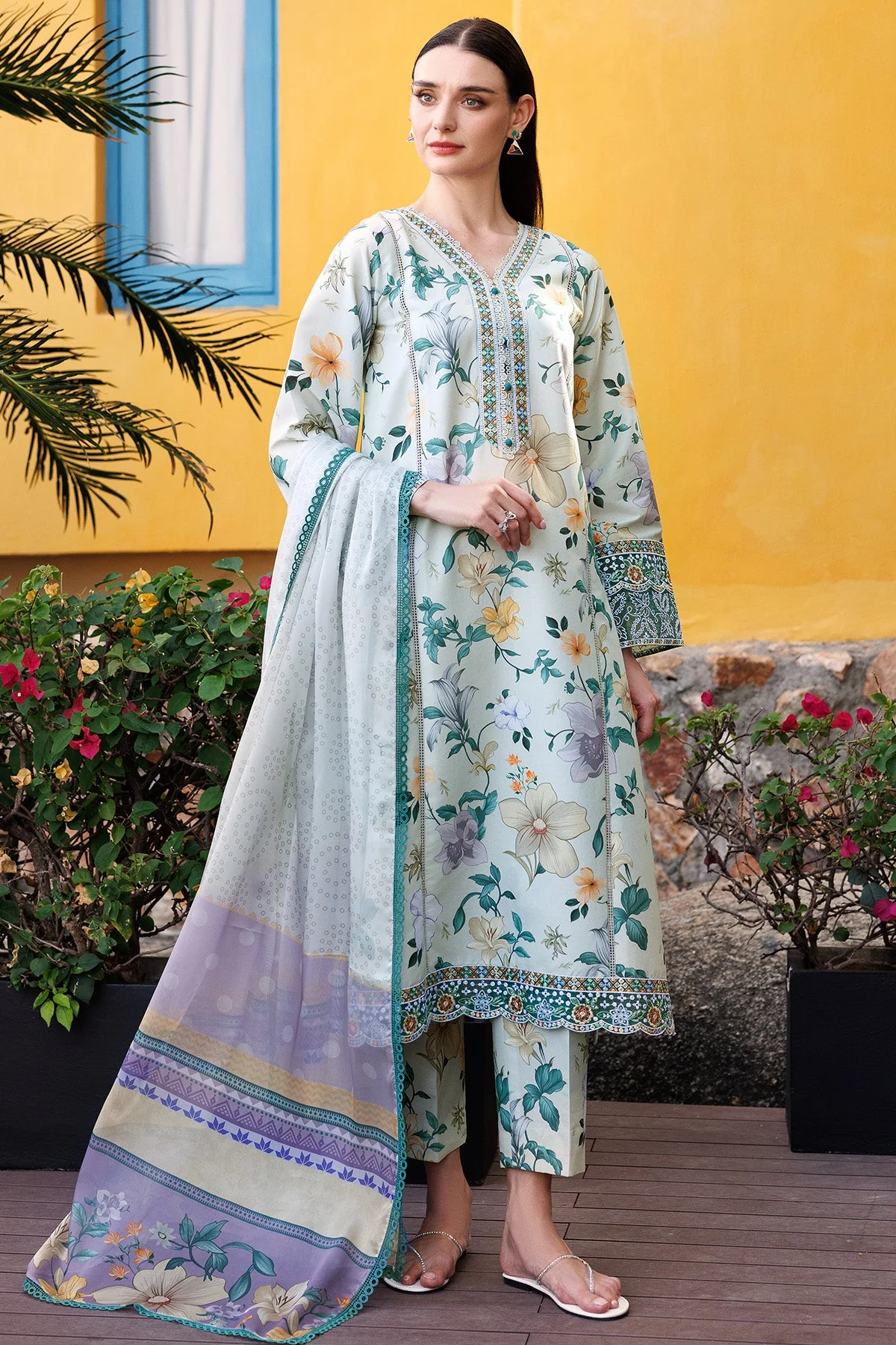 Farasha Online Aqua Sparkle Aurea Eid Summer Collection 2025