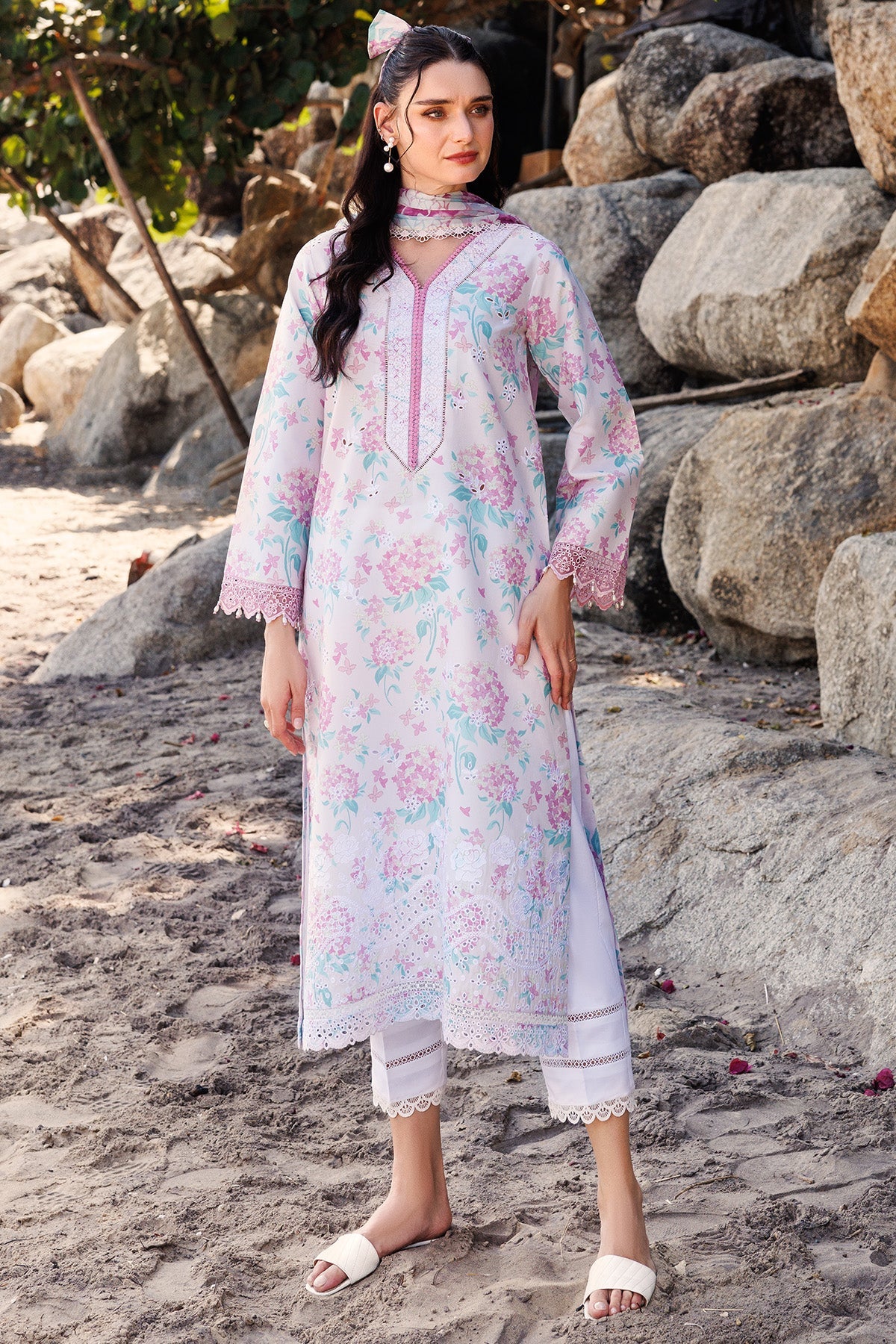 Farasha Online Blossom Mist Aurea Eid Summer Collection 2025
