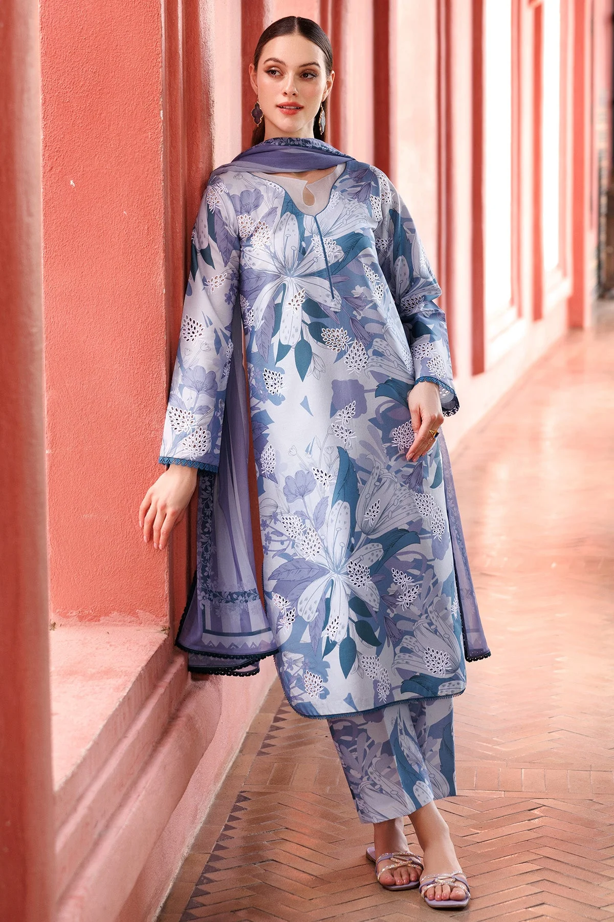 Farasha Online Blue Passion Aurea Eid Summer Collection 2025