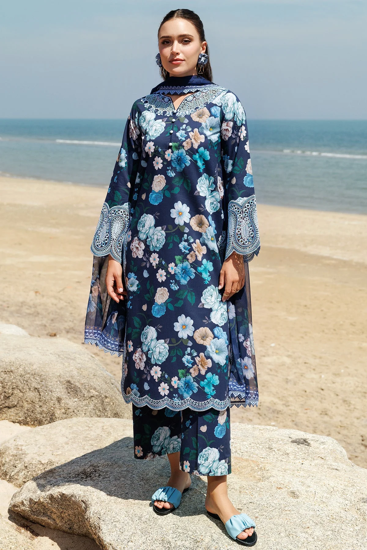Farasha Online Floral Blush Aurea Eid Summer Collection 2025