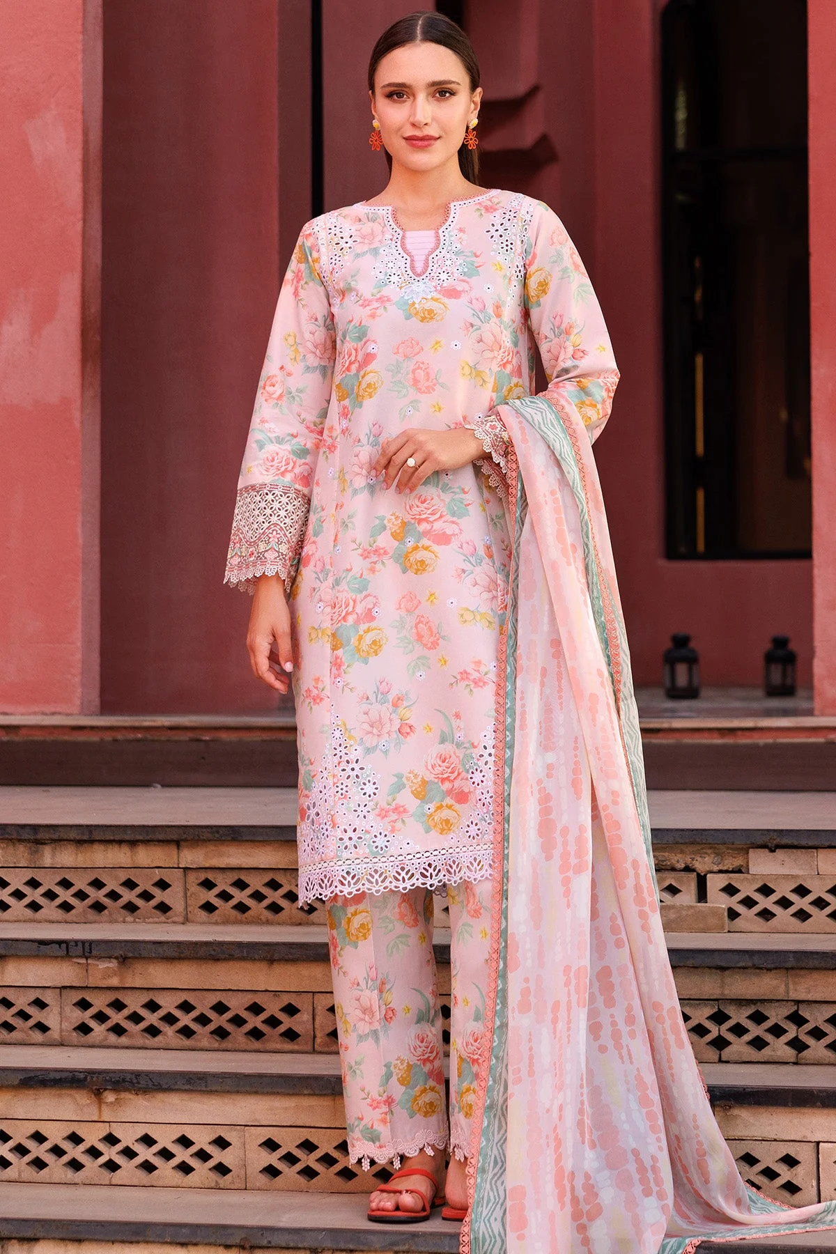 Farasha Online Peach Glow Aurea Eid Summer Collection 2025