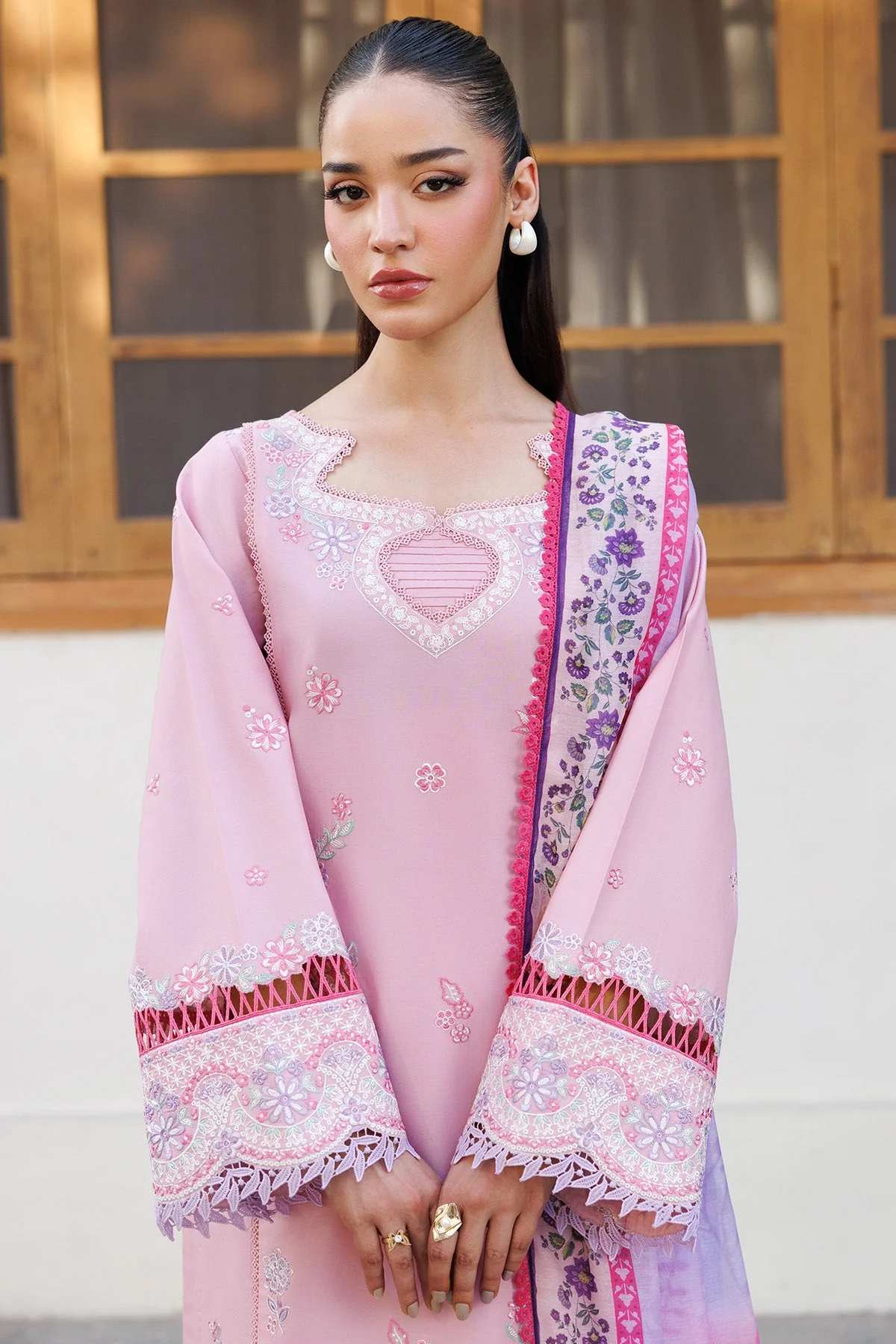 Farasha Online Petal Bloom Summer Weaves Embroidered lawn 2025 - Image 2