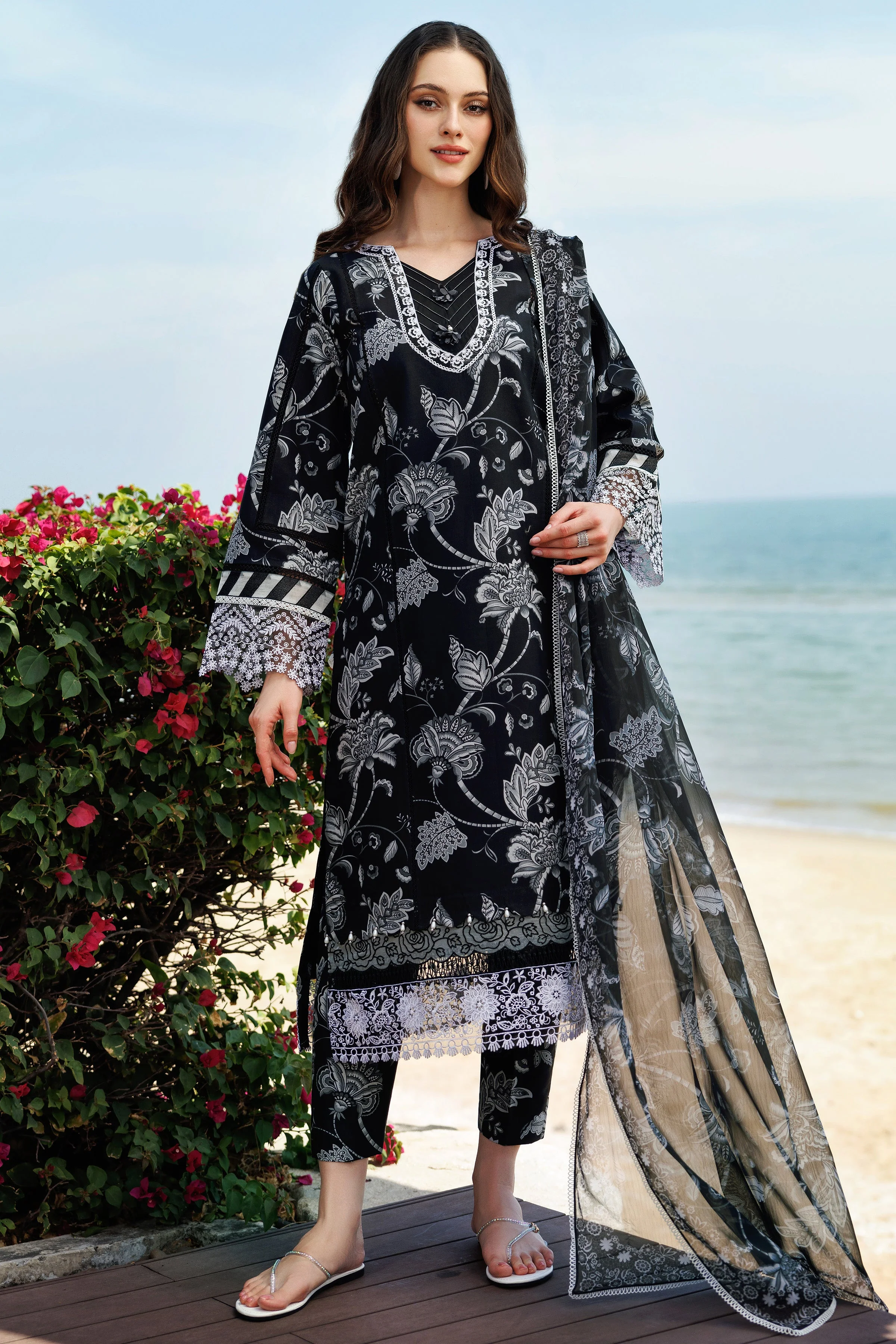 Farasha Online Sable Dusk Aurea Eid Summer Collection 2025