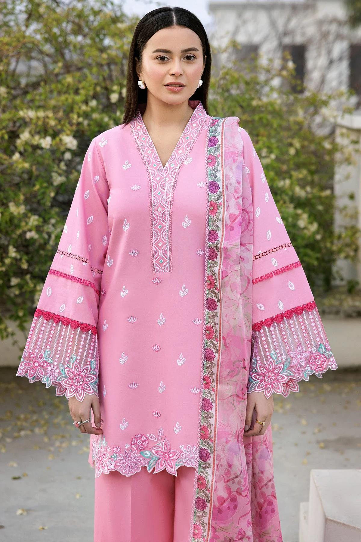 Farasha Online Soft Mist Summer Weaves Embroidered lawn 2025 - Image 2