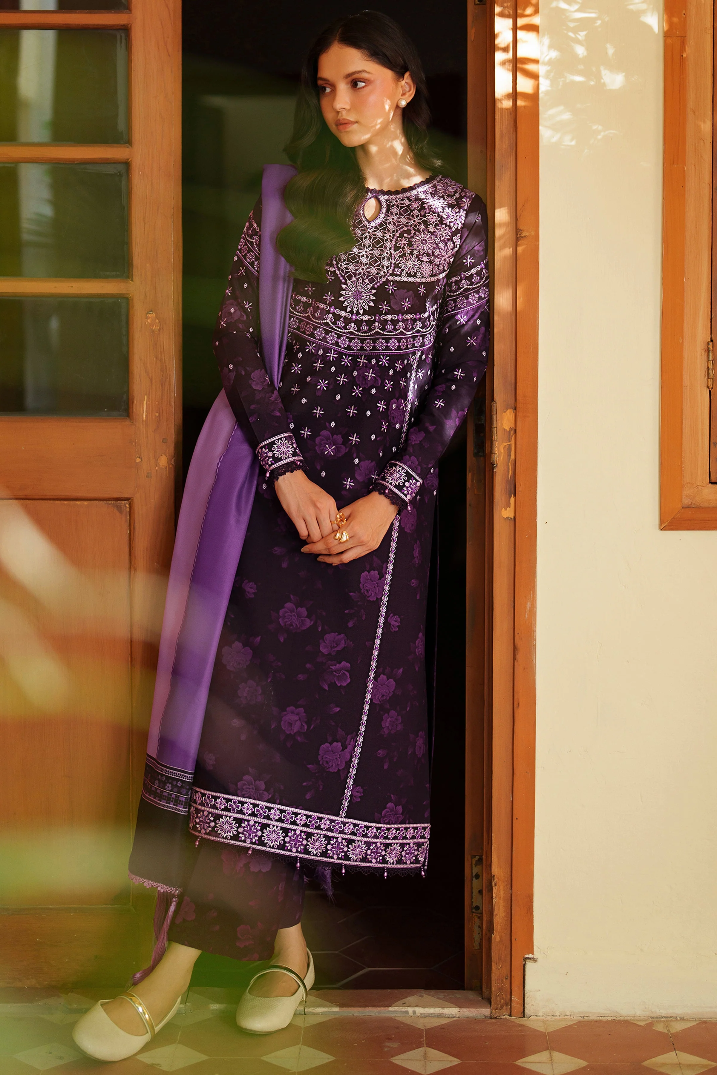 Farasha Plum Powder Meline Premium Viscose 2025