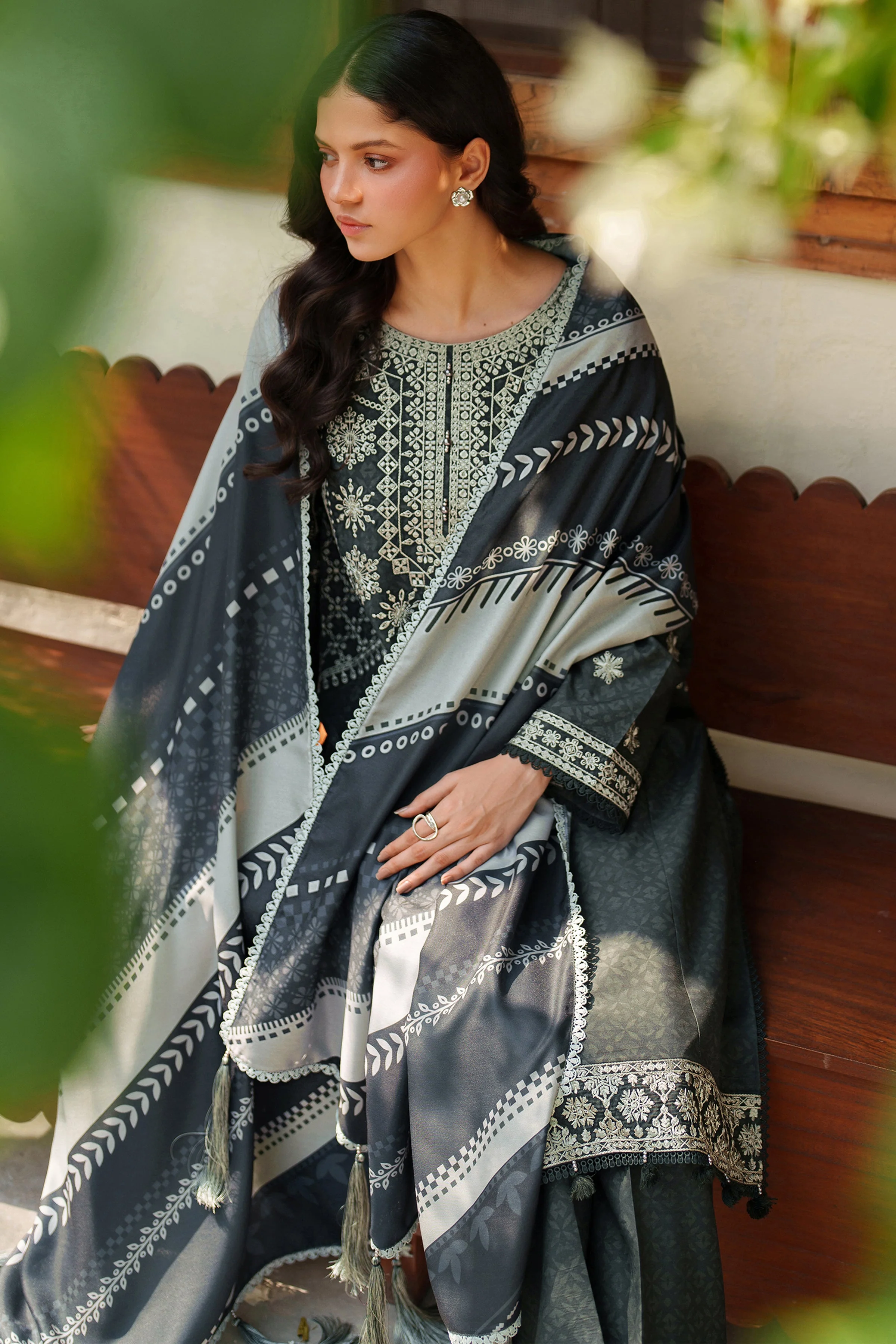 Farasha Slate Gray Meline Premium Viscose 2025 - Image 2