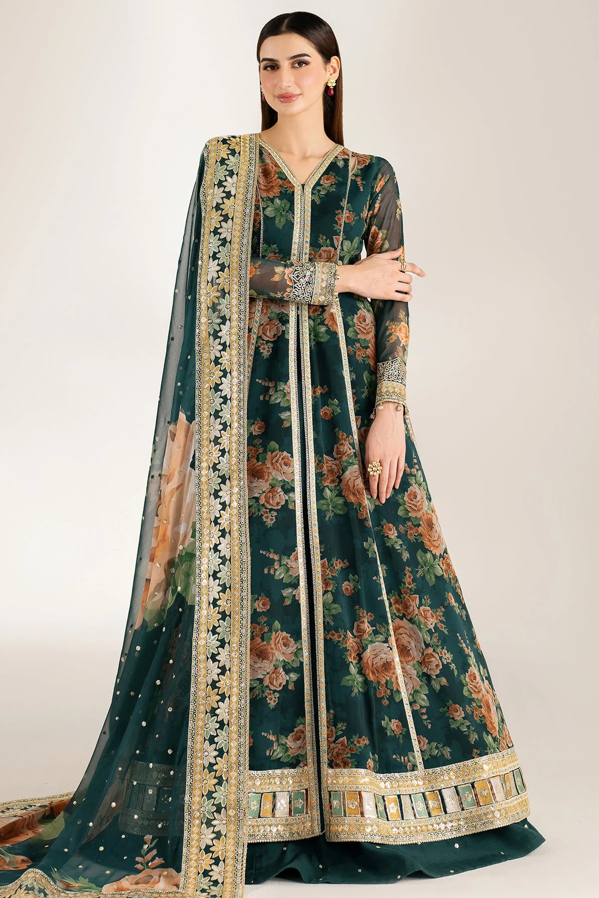 Farasha Teal Passion Fiorella Formals 2025