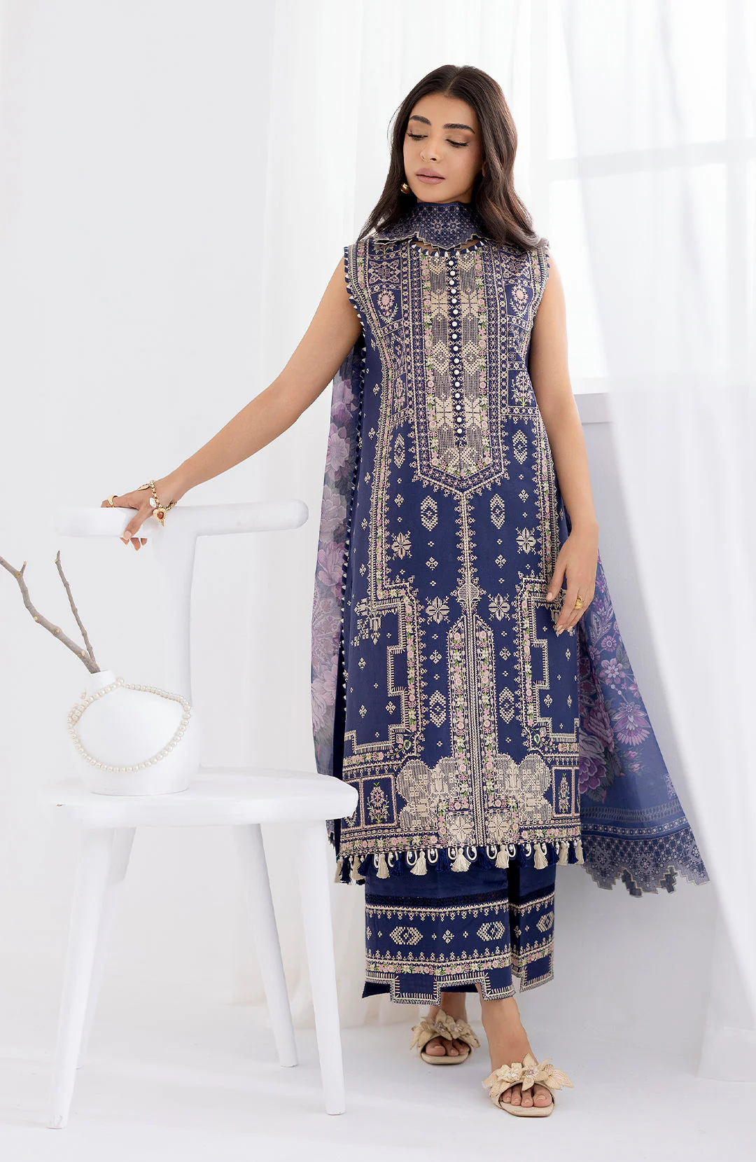 Fiona  Azura Solace Luxury Lawn 2025