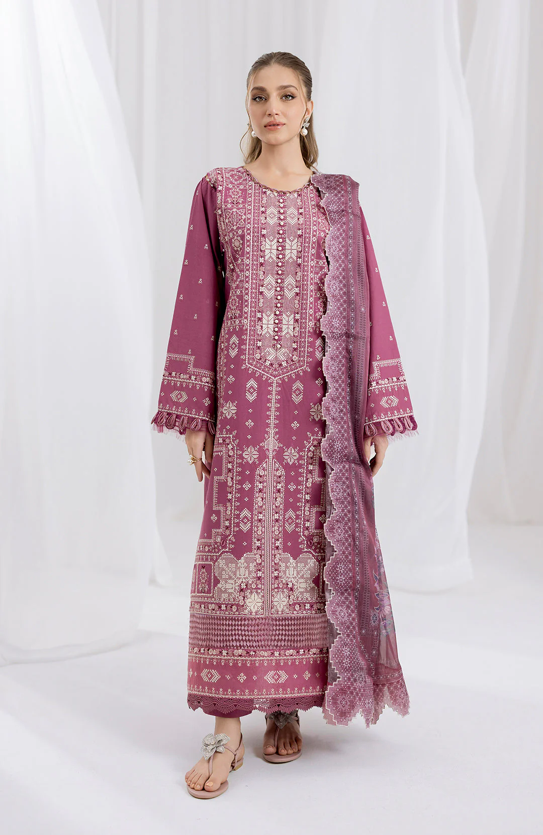 Fiona  Violette Solace Luxury Lawn 2025