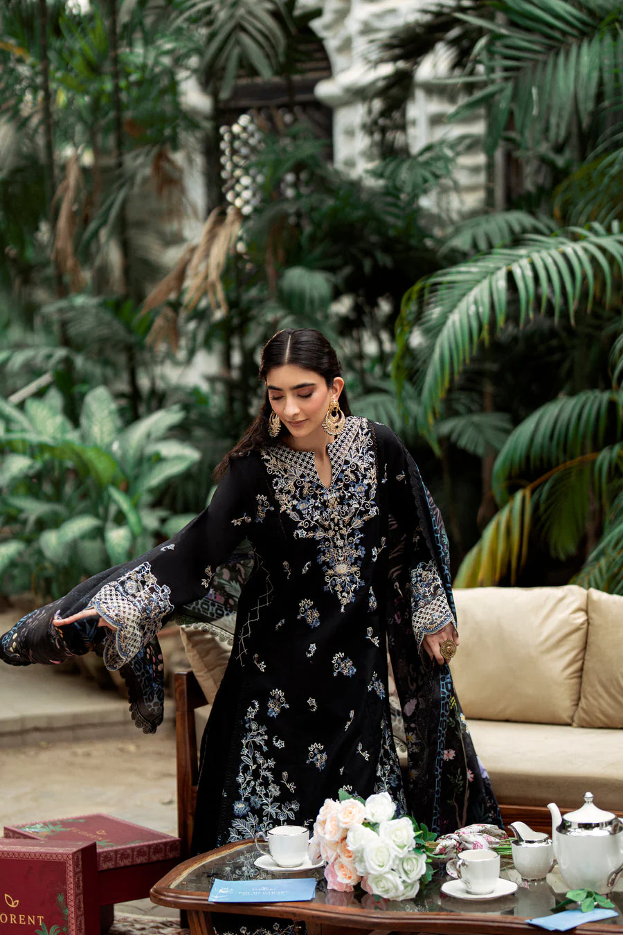 Florent FEE -2A Eid Edit's Luxury Lawn 2025 - Image 2