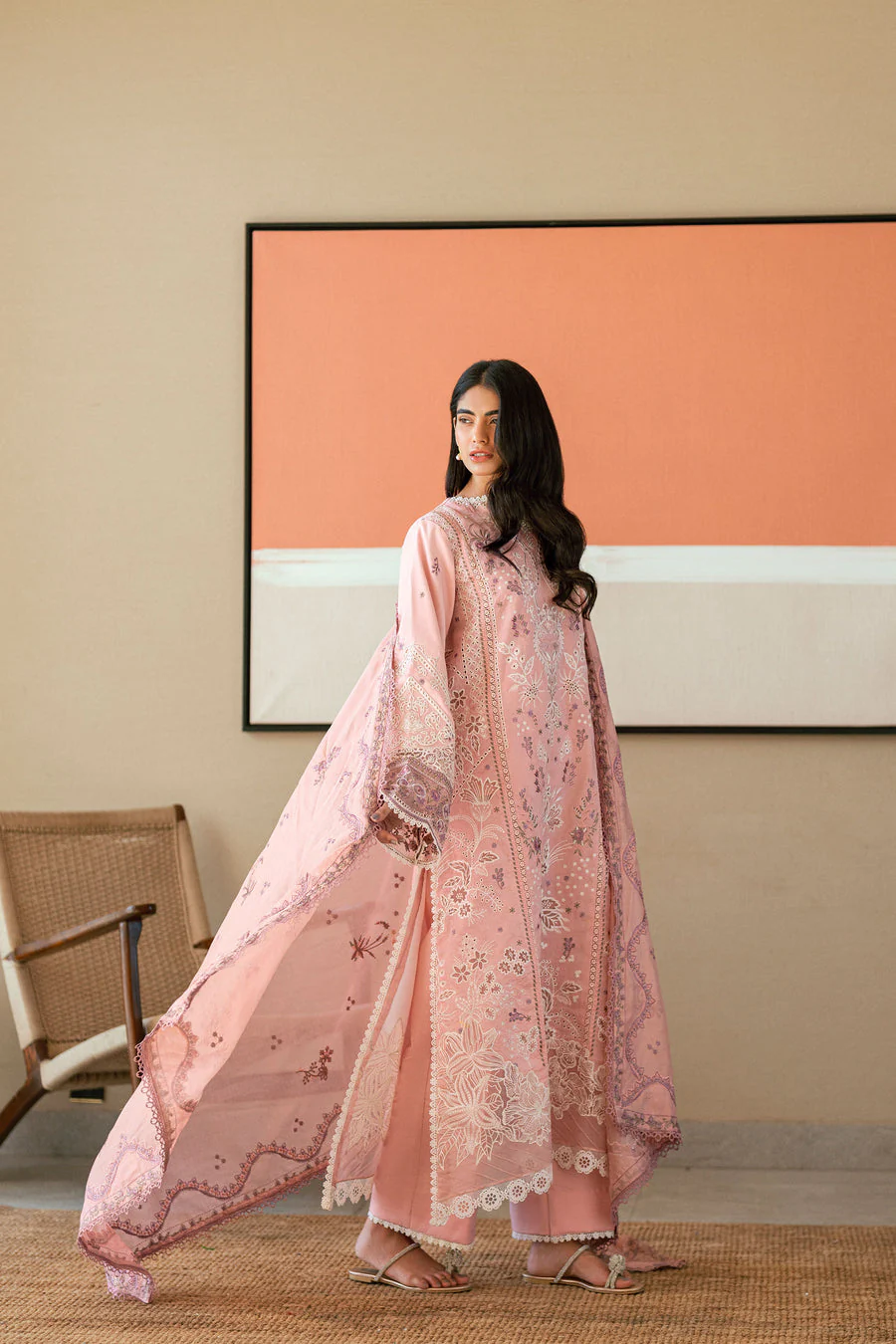 Florent FL-6A Eid Luxury Lawn 2025 - Image 2