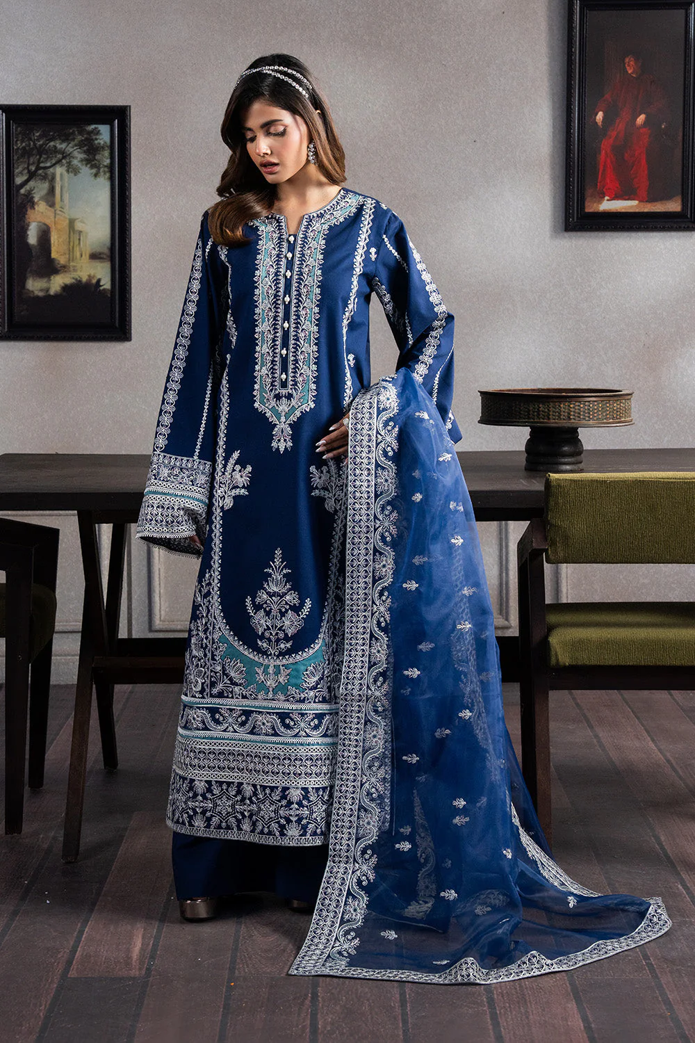Freesia Premium Hania - FS50120 Aqs Luxury Lawn 2025