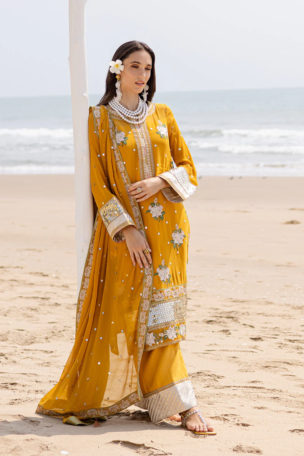 Freesia Premium Mirha - FW40060 Zyra Embroidered Chiffon 2025