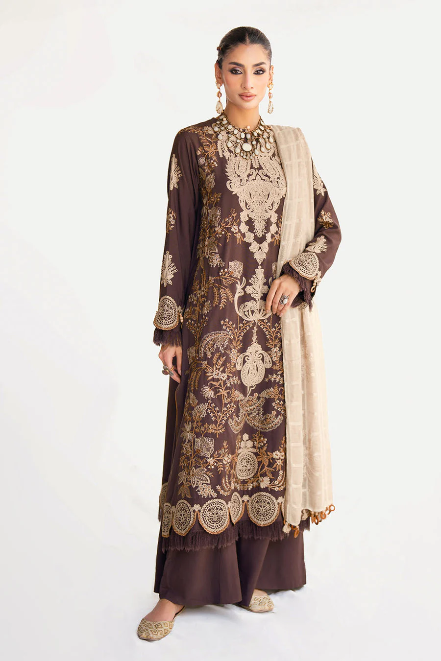 Gul Ahmed AP-52017 Luxe Winter 2025