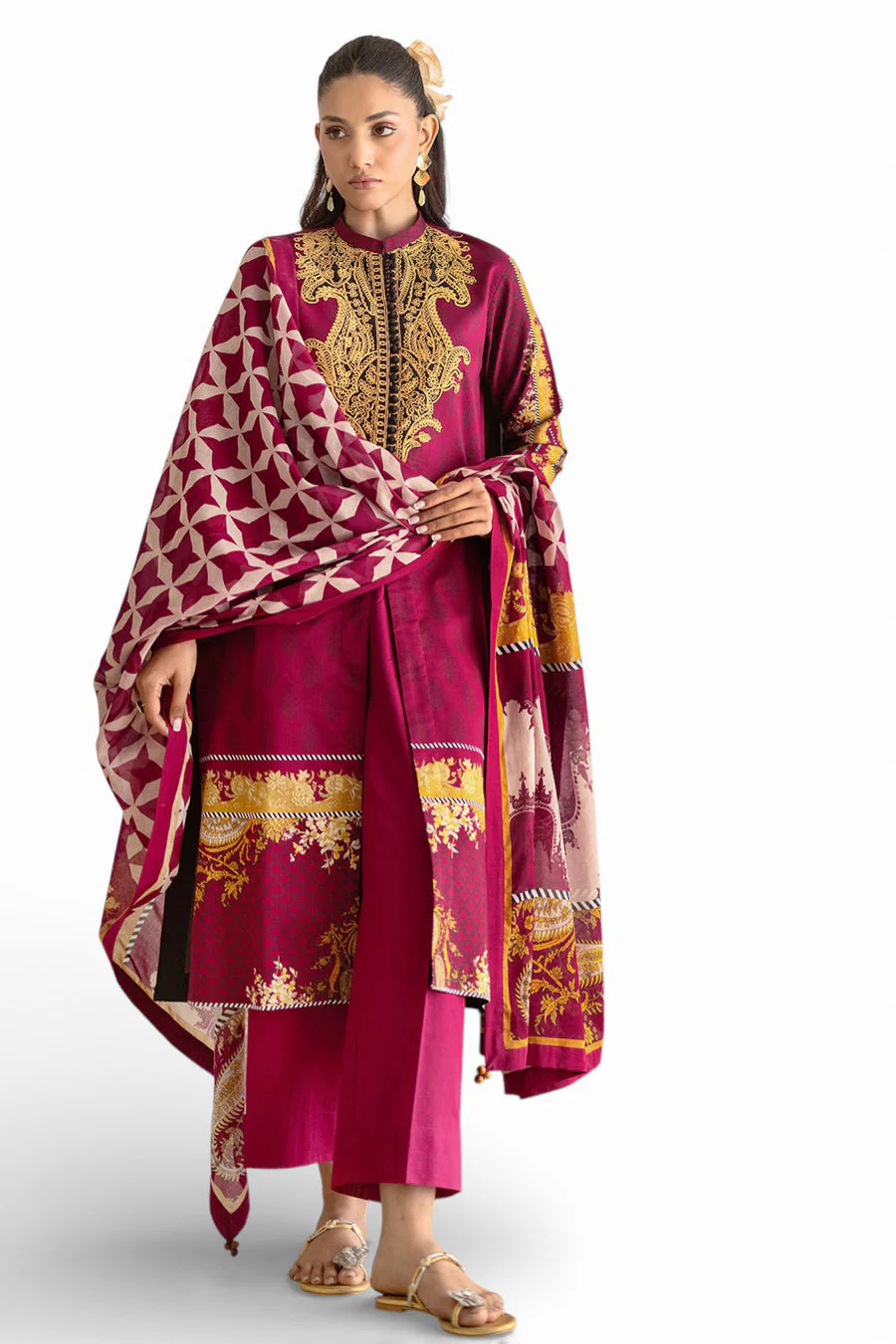 Gul Ahmed CL-52076 Freesia 2026
