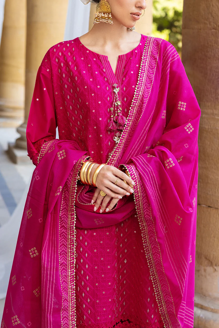 Gul Ahmed DN-52036 Festive Collection 2026 - Image 2