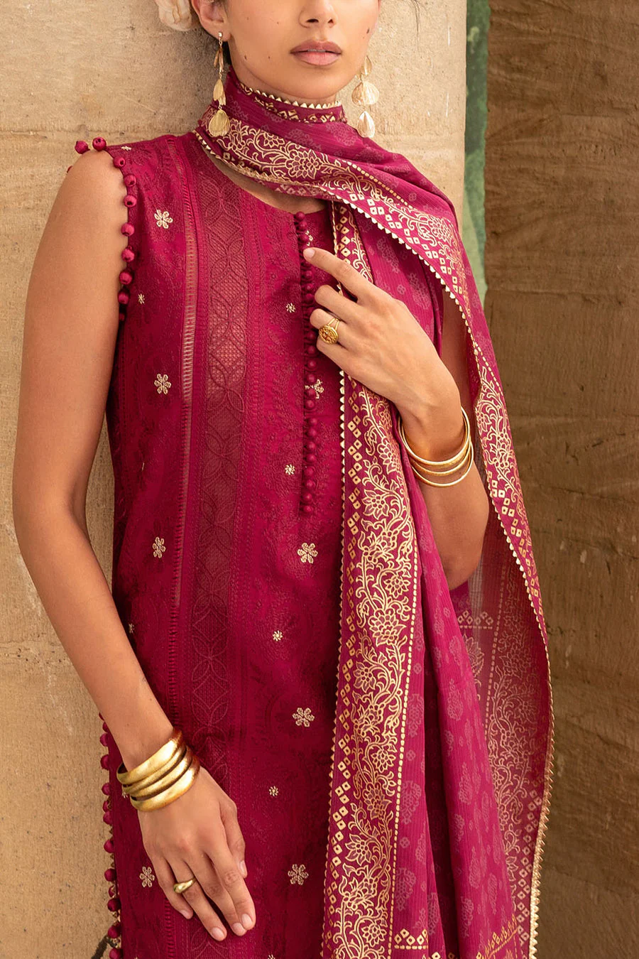Gul Ahmed DN-52040 Festive Collection 2026 - Image 2