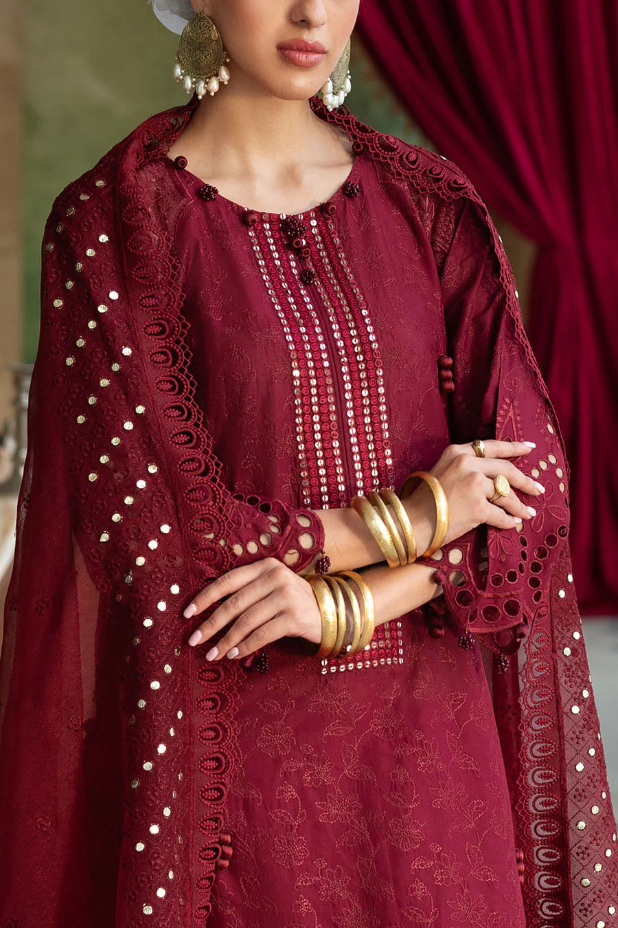 Gul Ahmed FE-52015 Festive Collection 2026 - Image 2