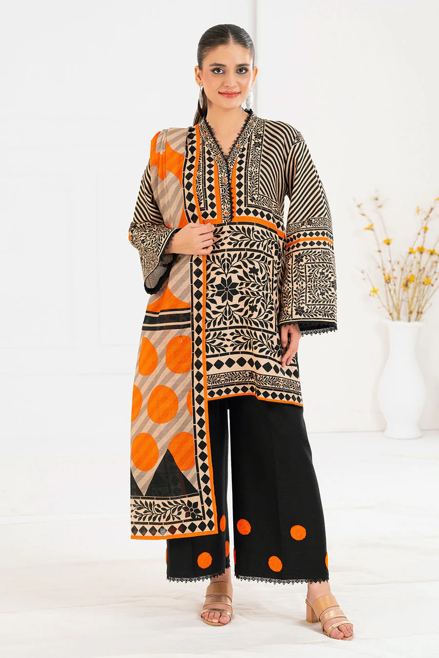 Gul Ahmed K-52100 Rang-E-Sukoon 2025