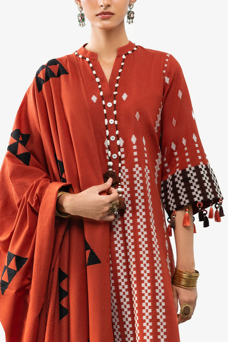 Gul Ahmed MJ-52027 Jacquard Winter 2025 - Image 2