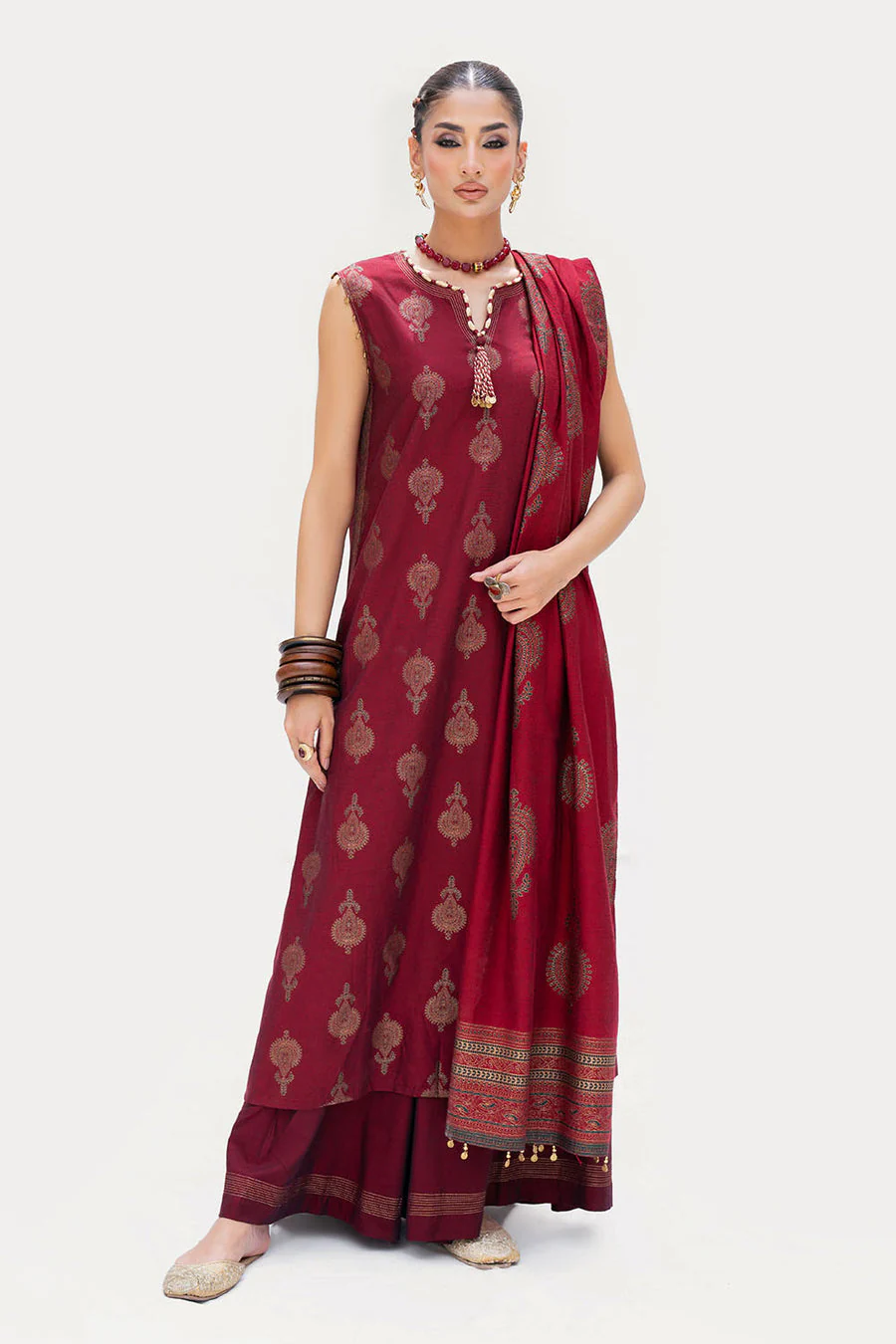 Gul Ahmed MJ-52038 Luxe Winter 2025