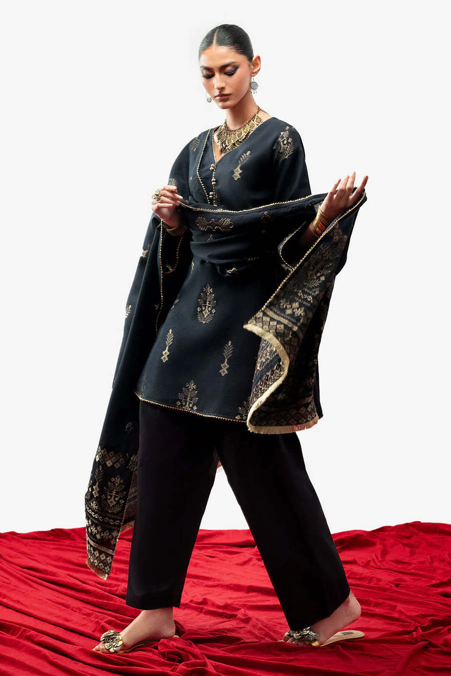 Gul Ahmed MJ-52043 Jacquard Winter 2025
